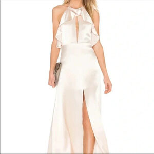Jill Stuart cream maxi dress